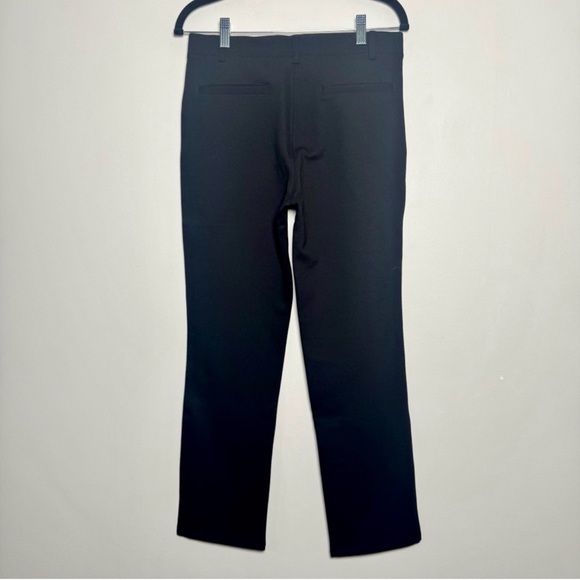 Quince Ultra-Stretch Ponte Straight Leg Pants Black M NWT Pull-On - Picture 12 of 12